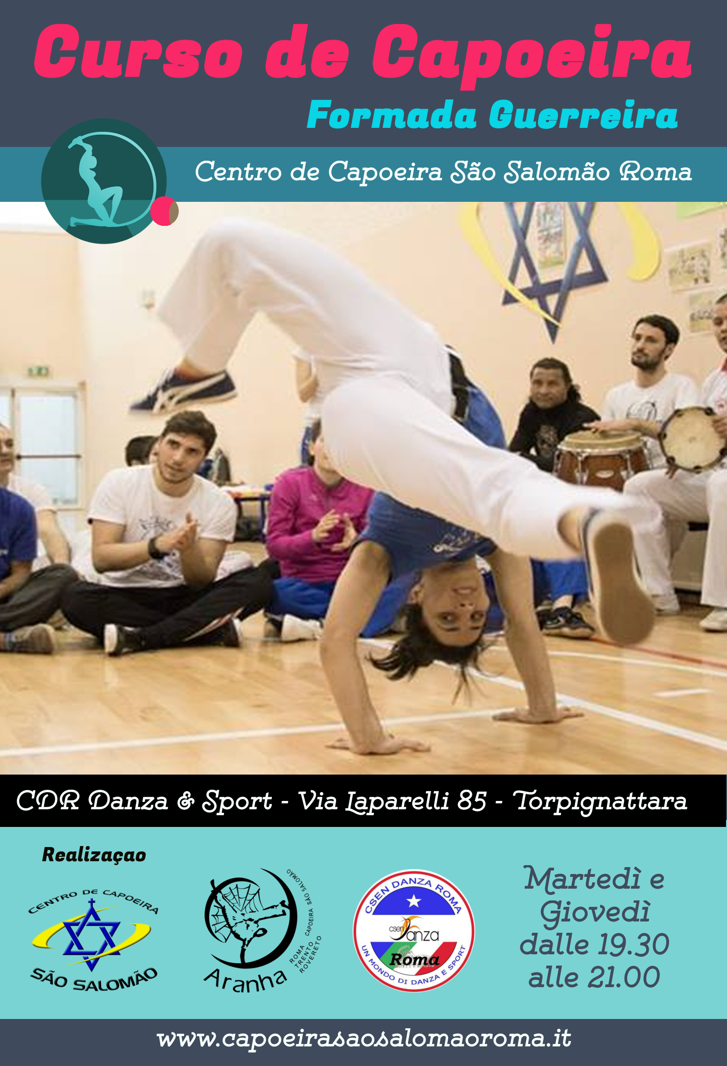 corsi capoeira Roma torpignattara Guerreira