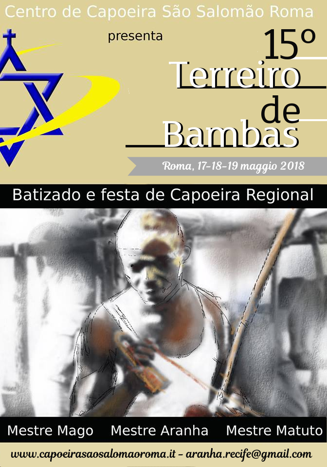 15° Terreiro de Bambas Roma, festa di Capoeira Regional
