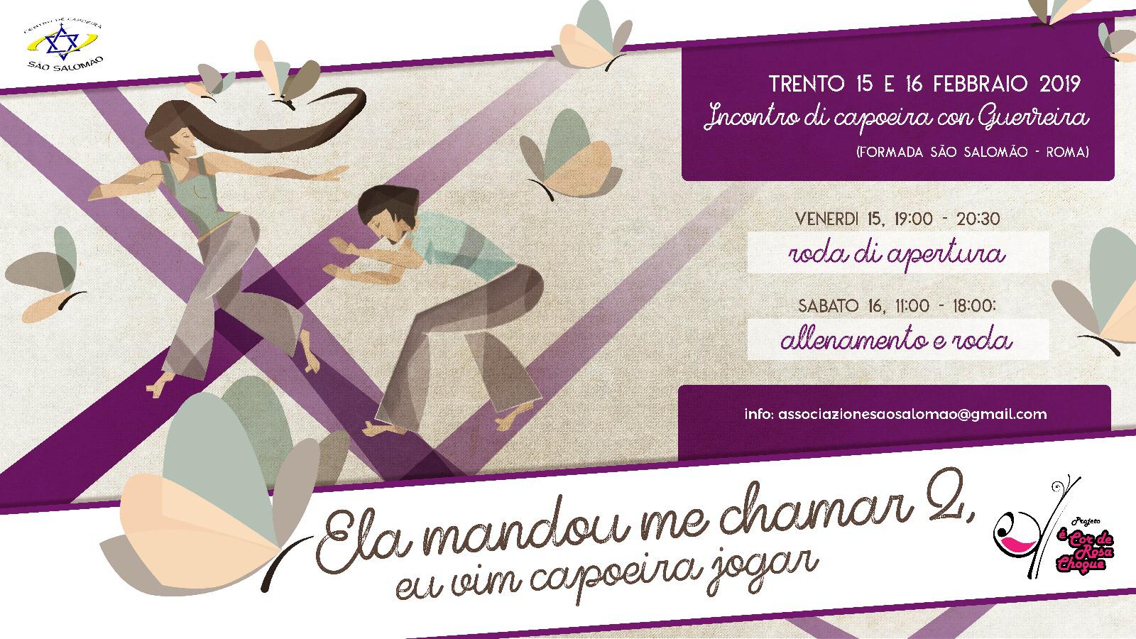 Locandina  Ela mandou me chamar, donne e capoeira